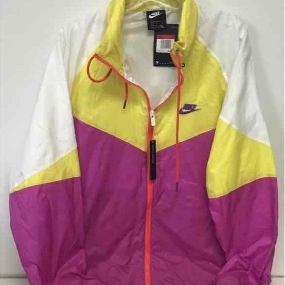 Nike Pink and White Mesh Jacket - Picture 2 of 9